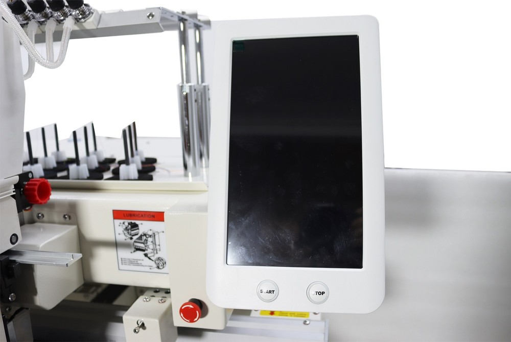 2-head Automatic Computerized Embroidery Machine W/ LCD Touch Screen 12 Needles