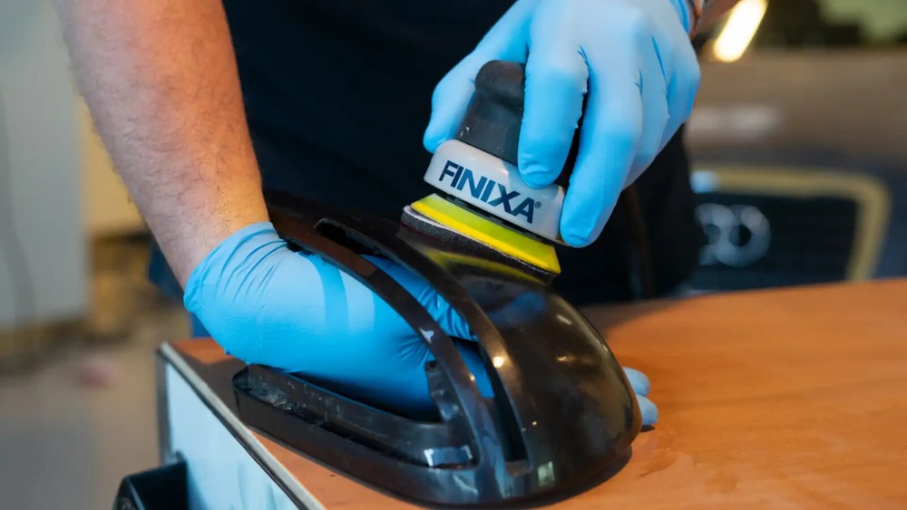 Finixa Palm Sander Pneum. eccentric sand. machine Ø75mm-2.5mm deviation - SAM 02