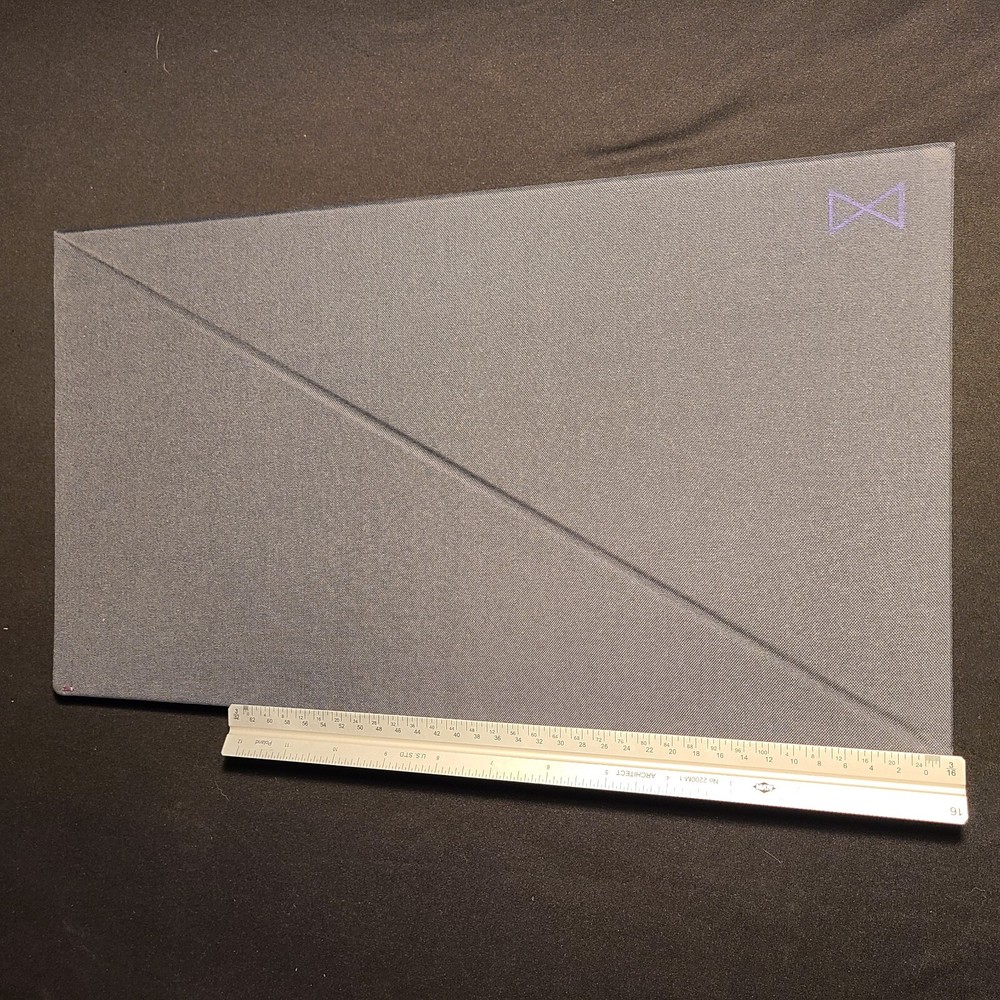 Levit8 - Flat Folding Portable Standing Desk - Large, Light Purple