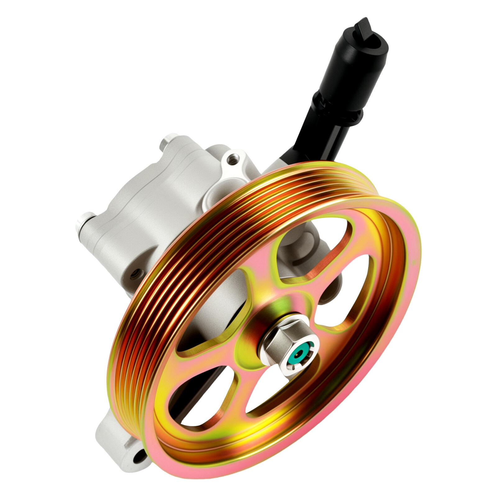 Power Steering Pump w/ Pulley for 2003-2007 Honda Accord V6 3.0L Acura MDX Pilot