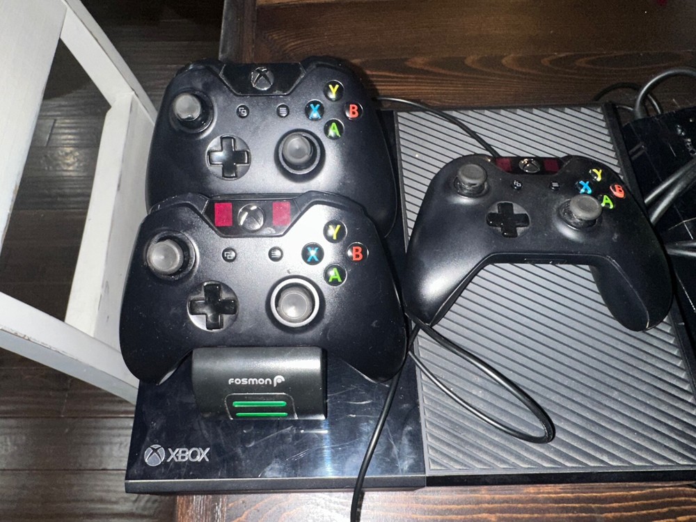 Used XBOX ONE Console includes, all cords, multiple controllers & several games.