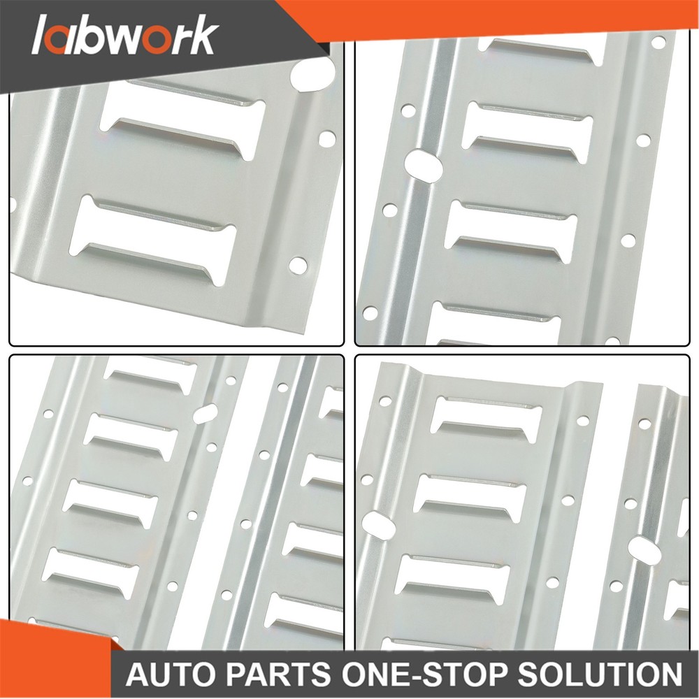 Labwork E Track Tie Down Rail Kit 8× 2' E-Track Bar Rails For Garages Trailers