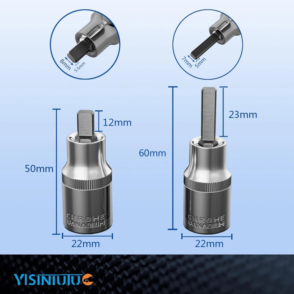 Strut Spreader Tool,2 Piece Suspension Strut Spreader Socket Compatible for with