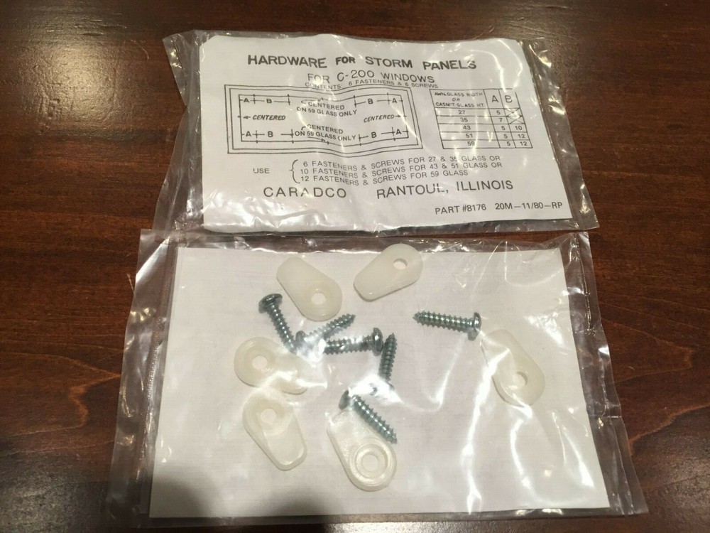 Window Fasteners, also for Screens