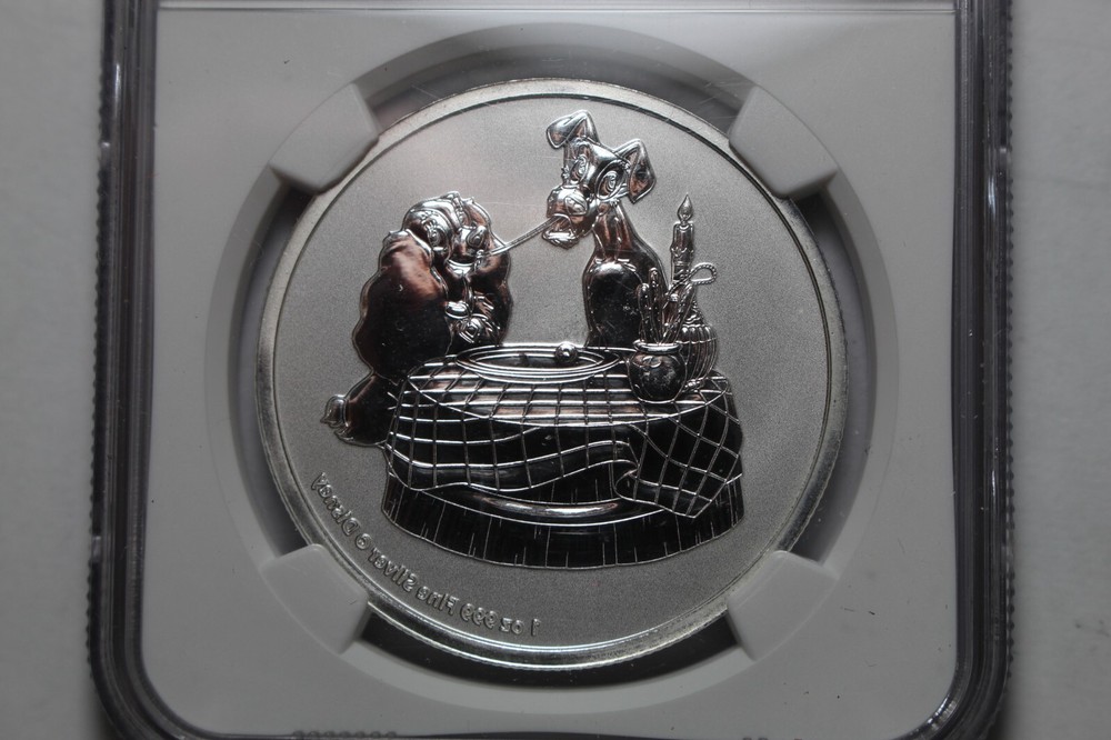 2022 Niue $2 Lady Tramp Reverse Design Backwards MINT ERROR NGC MS68 #005