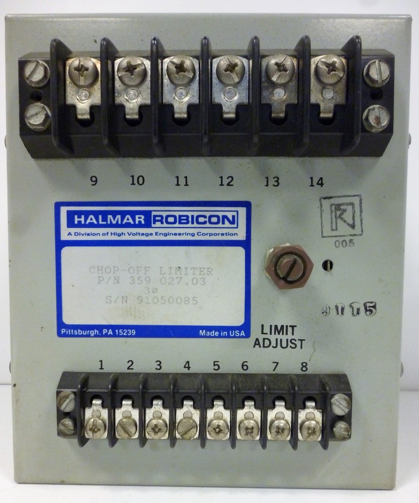 Robicon 359 027.03 Chop-Off Limiter