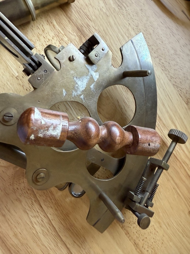 Three-piece nautical brass Sexton Compass scope set