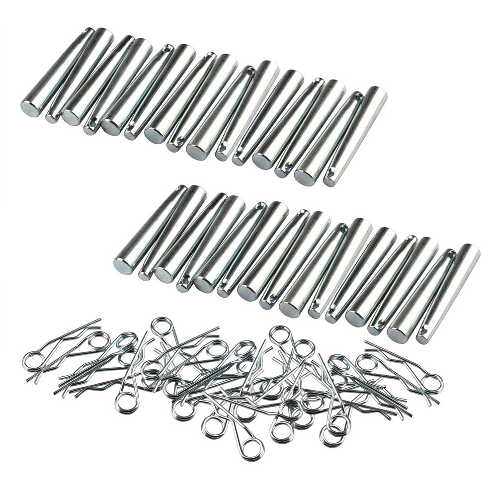 30 Sets Conical Coupler Pins with R-Clip, Stage Lights Truss Replace Accessories
