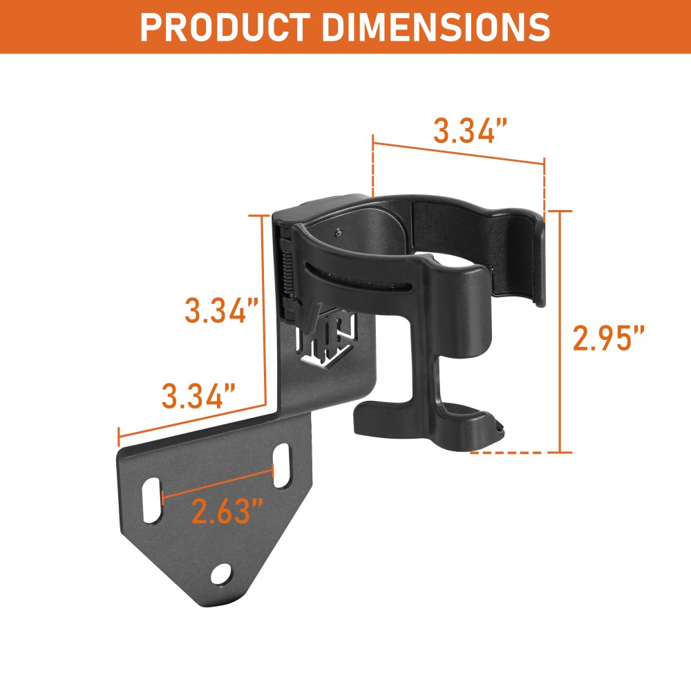 Driver Multi-function Phone Support Drink Cup Holder For Jeep Wrangler YJ 87-95