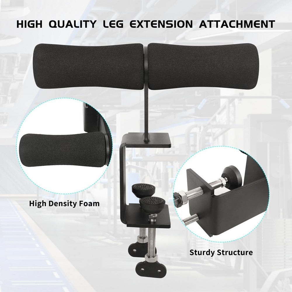Nordic Curl Squat Rack: Leg Extension Attachment for Nordic Hamstring Abs