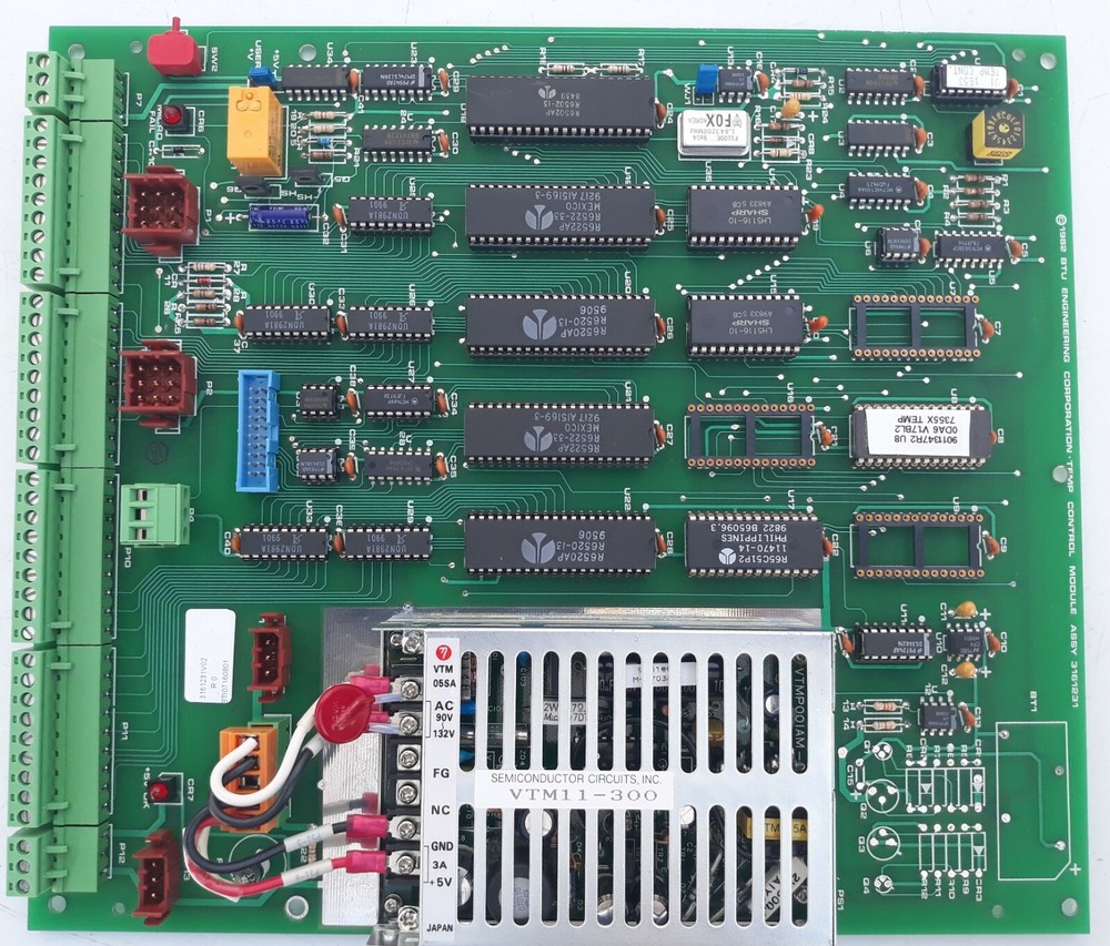 BTU Engineering 3161231 V02 Temperature Control Board