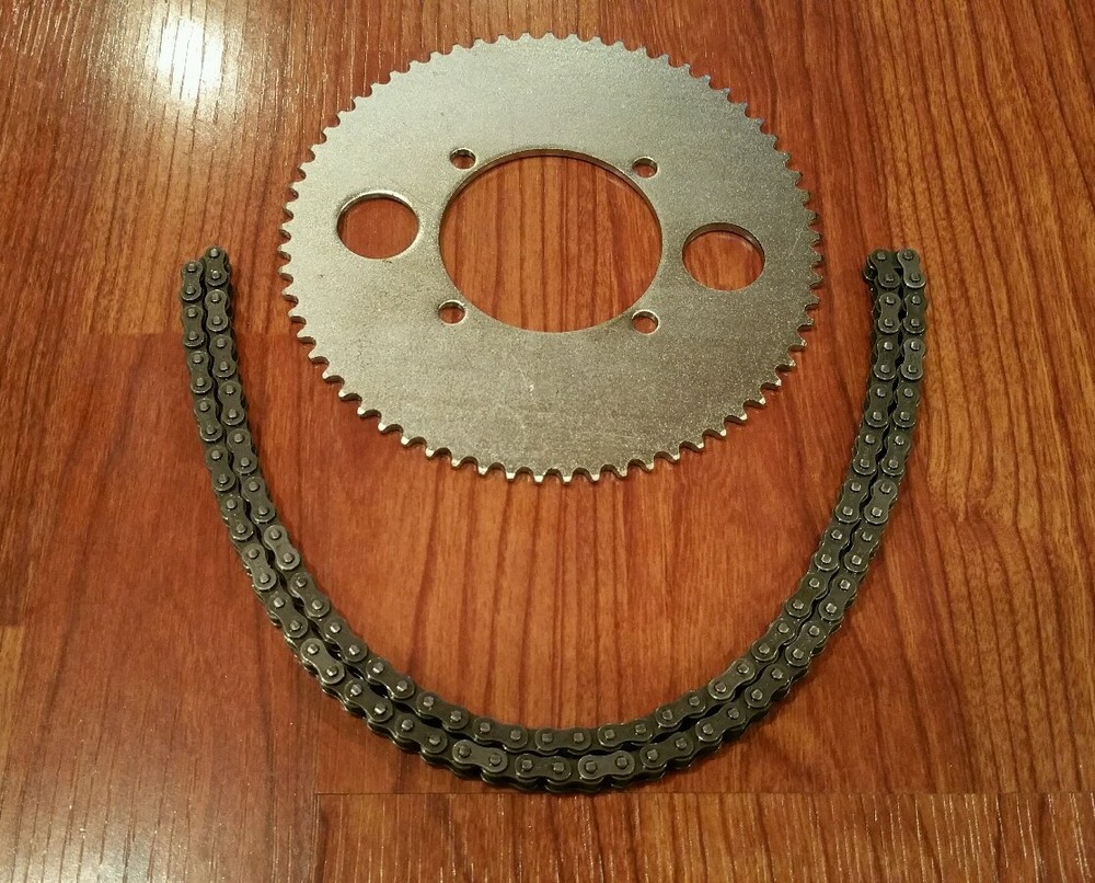 Razor E300 E 300 E325 Performance Chain and 65 Tooth Sprocket Upgrade