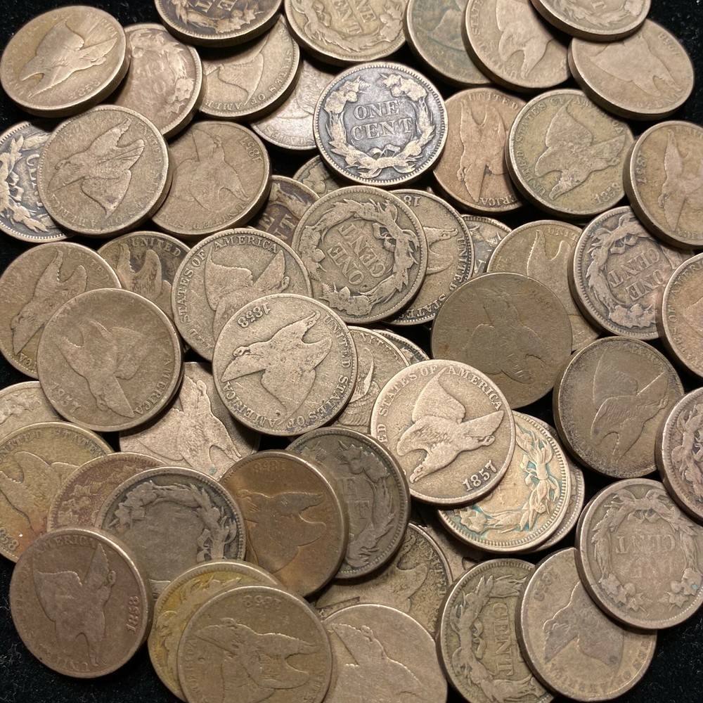 Estate Coin Flying Eagle Cent Early Copper ✯US 1c Penny ✯