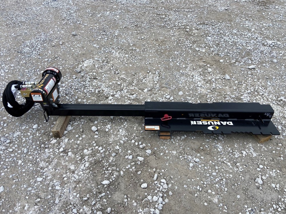Danuser T3 Offset T-Post Driver Skid Steer Attachment 3"Diameter Oil Field Posts