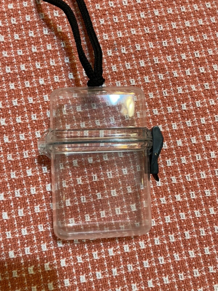 CLEAR Waterproof Hard Plastic Cigarette Case crushproof 100’s Wallet NEW