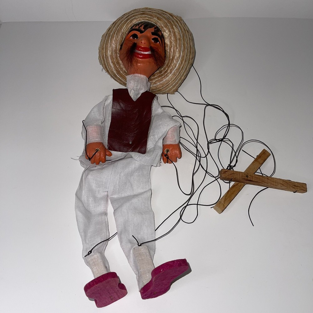 Mexican puppet with strings new see pics e1