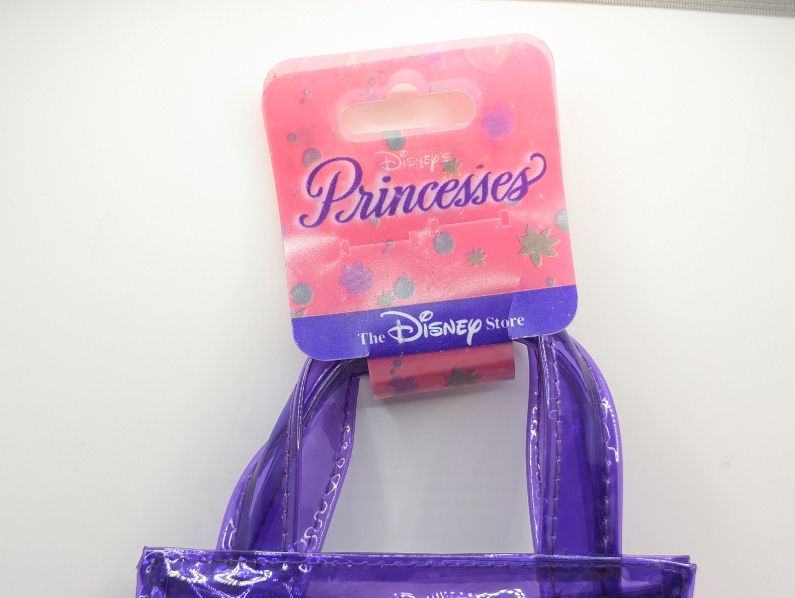 Vtg Disney Princesses The Disney Store Purple Mesh Bag Set Hair Accessories 2001