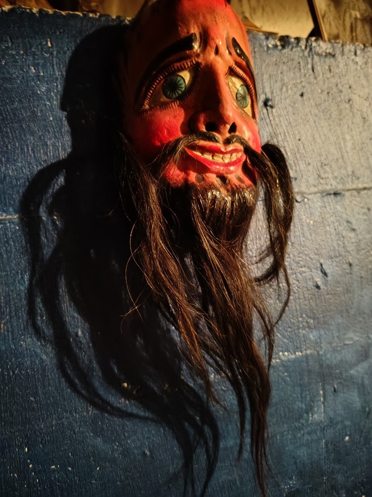Haunted Mexican Ritual Mask