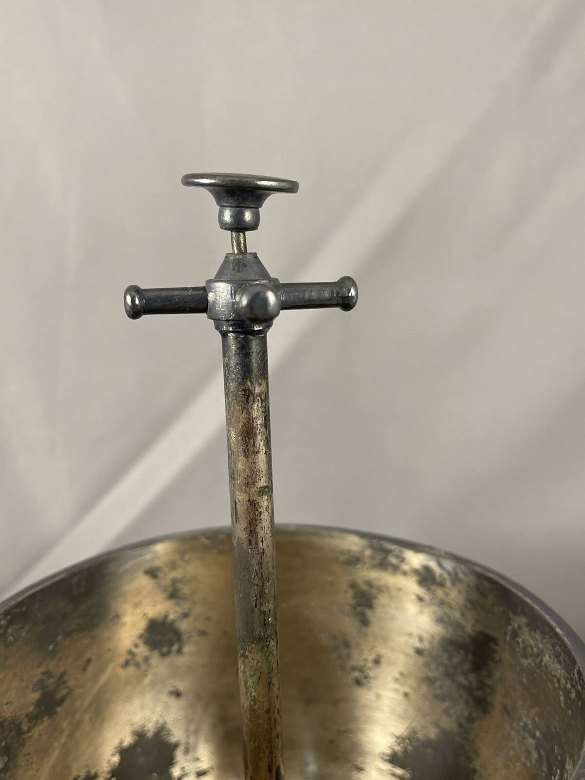 Antique 1870’s Silver Plate Reed & Barton Hotel Front Desk Bell Tea Waste Bowl