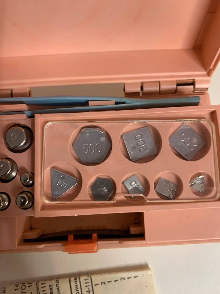 USSR vintage weights for scale soviet