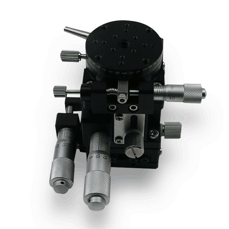 40mm XZR Axis Sliding Table Linear Stages Manual Displacement Cross Roller Guide