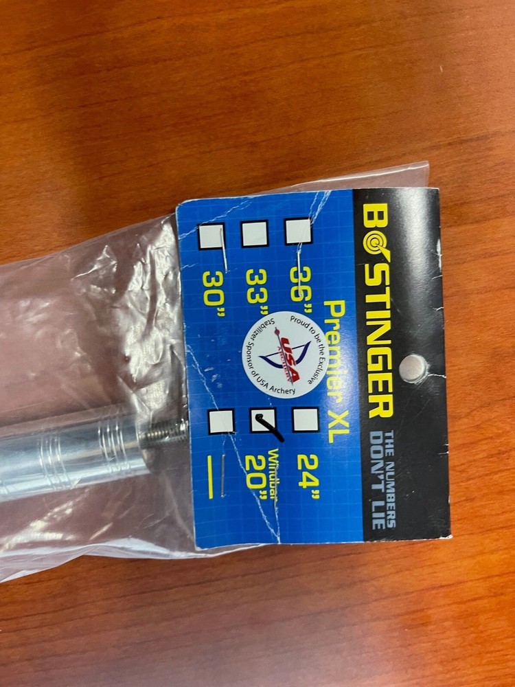 Bee Stinger Archery Windbar Stabilizer -Premier XL - 20" Windbar