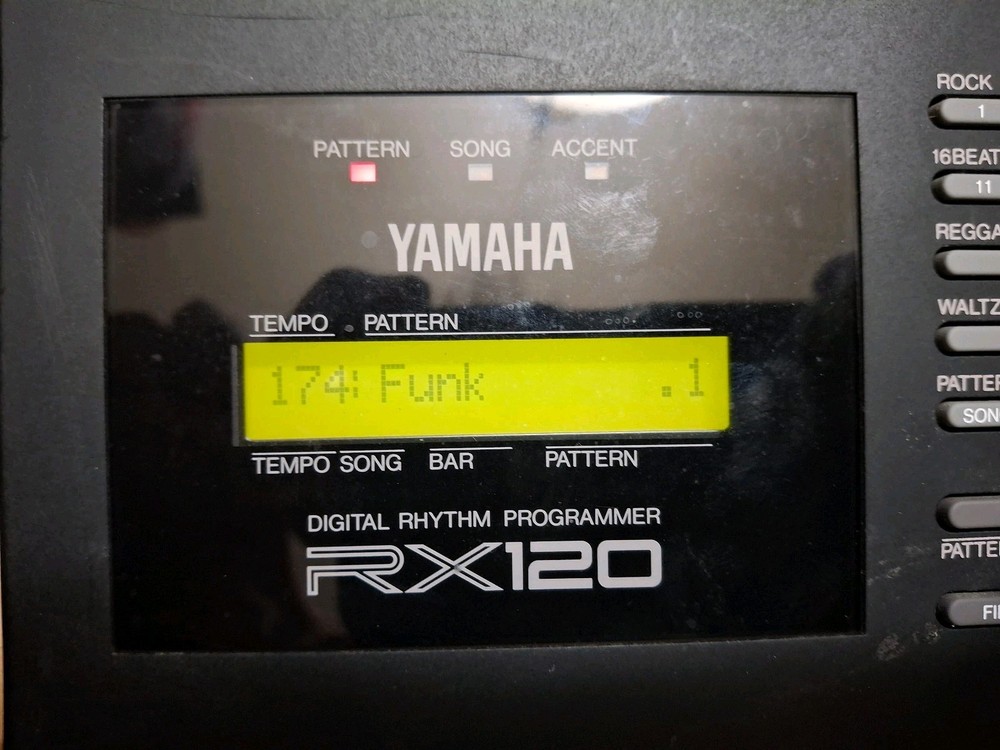Yamaha RX120 Digital Rhythm Machine Programmer Tested Working + power supply