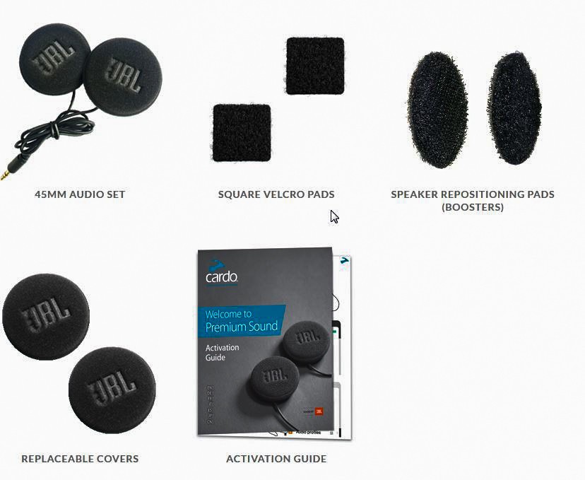 Cardo Systems - Spau0010 - 45Mm Jbl Audio Set