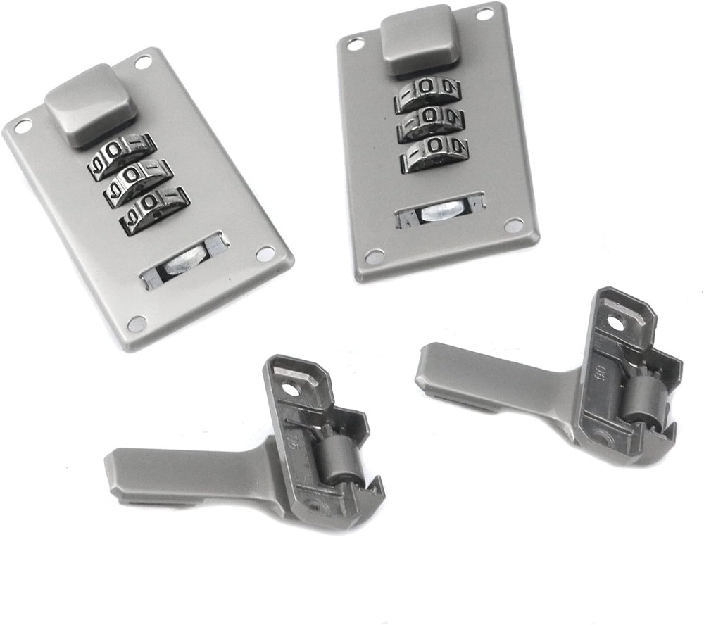 2PCS Luggage Suitcase Combination Lock 3 Digit Combination Password Lock Buckle