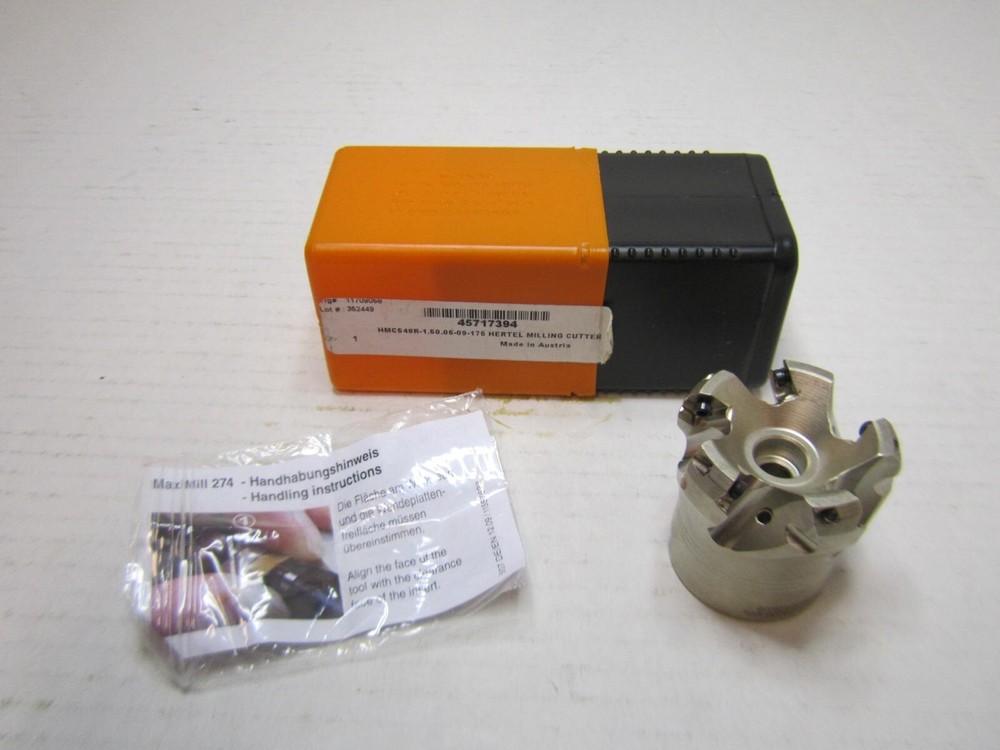 HMC548R, Indexable Chamfer & Angle Face Mill, 1.5000" 45 Degree Angle