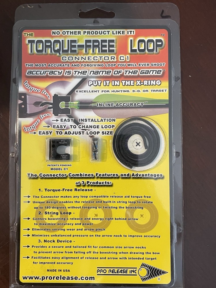 Pro Release Inc Torque Free Nocking Loop New In Package