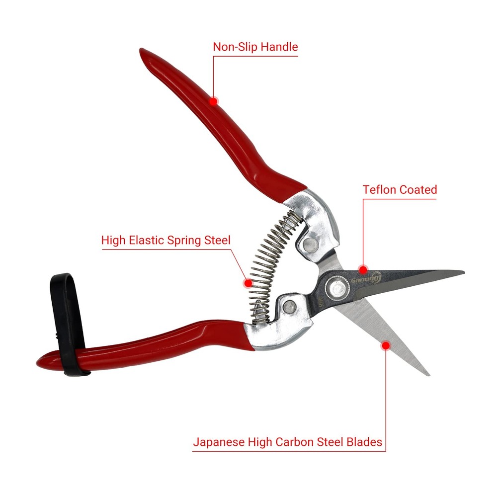 Pruning Shears Garden Tools Shears Lasting Sharp Labor-Saving for Trimming Pl...