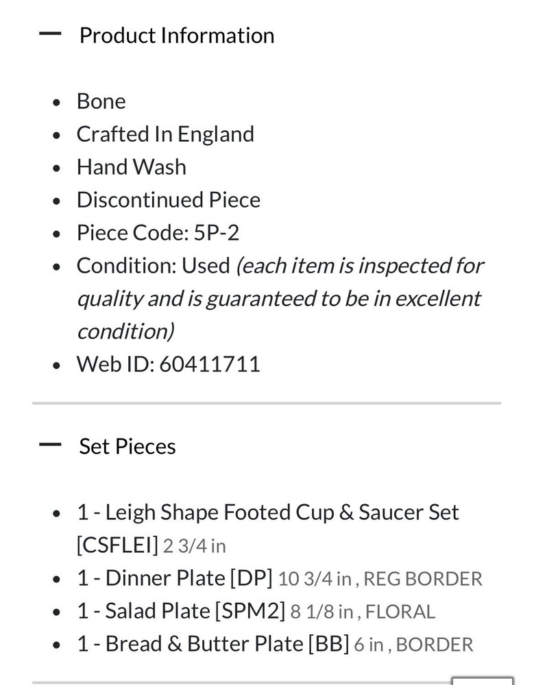 Wedgewood Oberon 5-Piece Place Setting