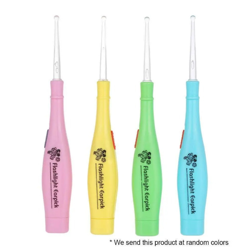 1set LED Tonsil Stone & Earwax Remover Tool with Irrigator and 3 Cleaning Tips