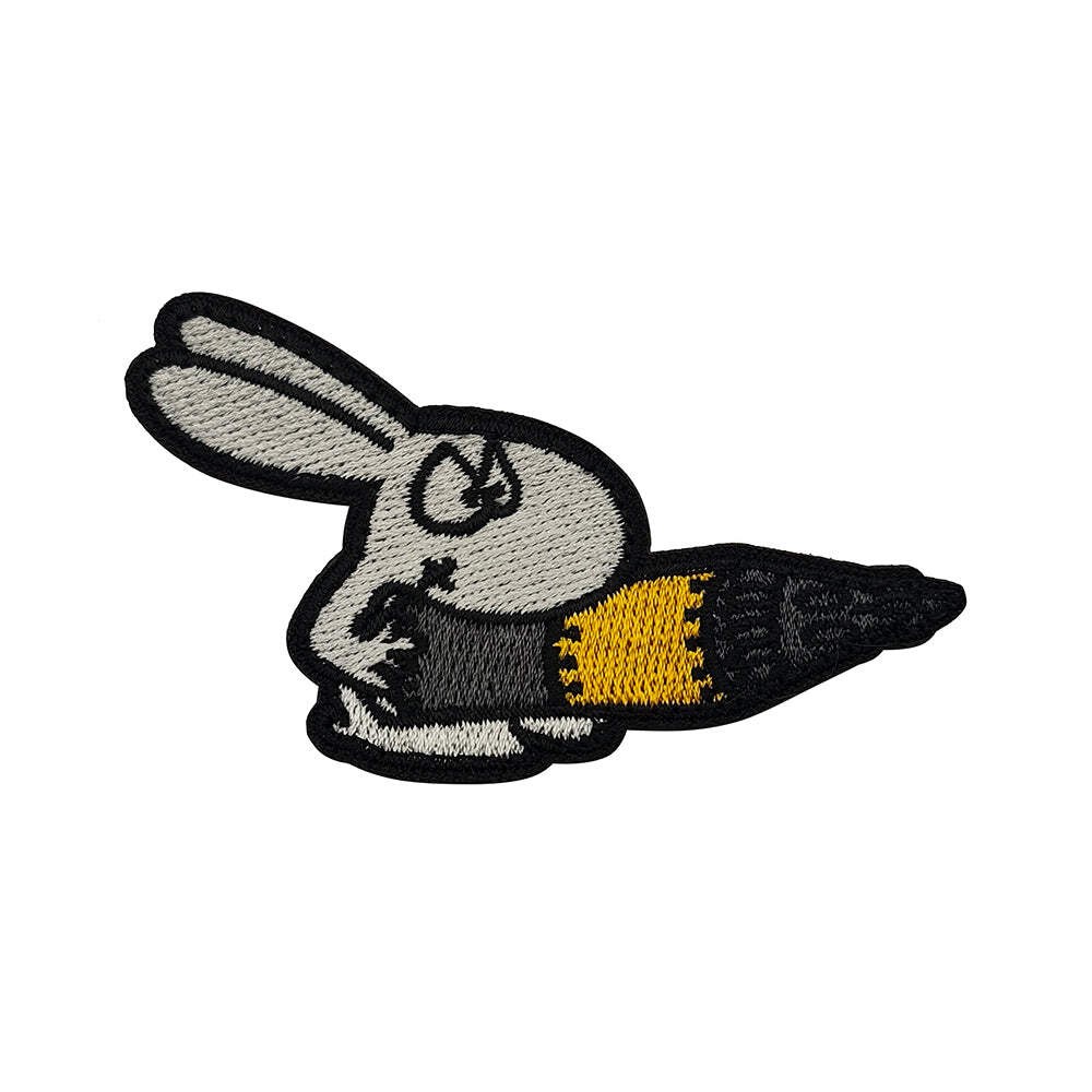 Parody Rocket Launching Bunny RPG Rabbit Hook and Loop Tactical Morale Patch Fre
