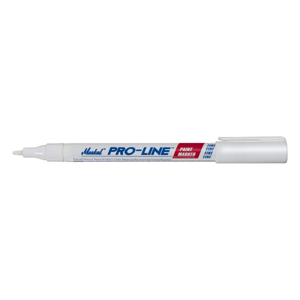 MARKAL 96871 Paint Marker, Permanent, White 1XEE5