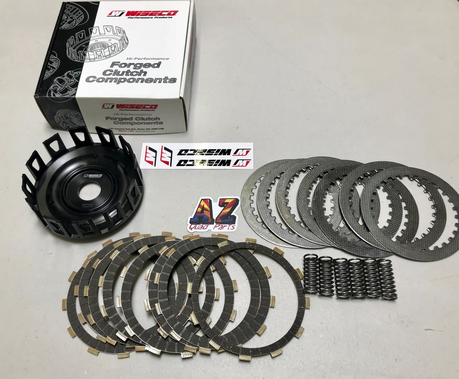 94-07 Honda CR250 CR 250 Wiseco Heavy Duty Billet Clutch Basket Fiber Spring