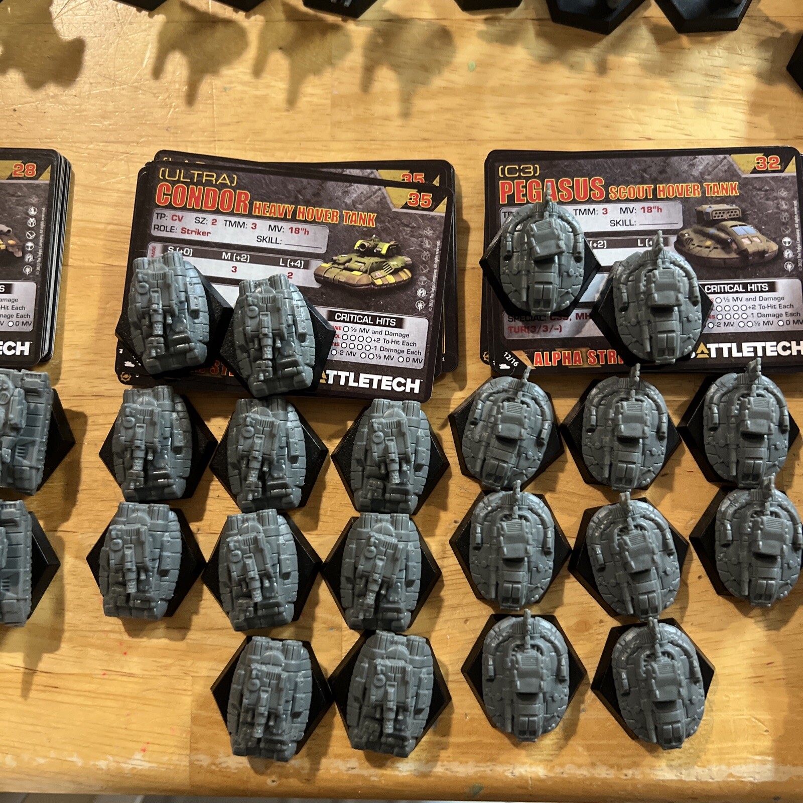 Battletech - Large Selection of Individual Vehicles [Mercenaries Kickstarter]