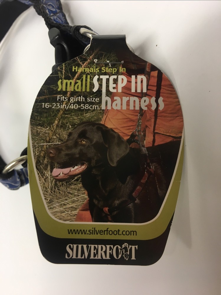 SILVERFOOT NYLON DOG STEP IN COLLAR HARNESS SIZE SMALL