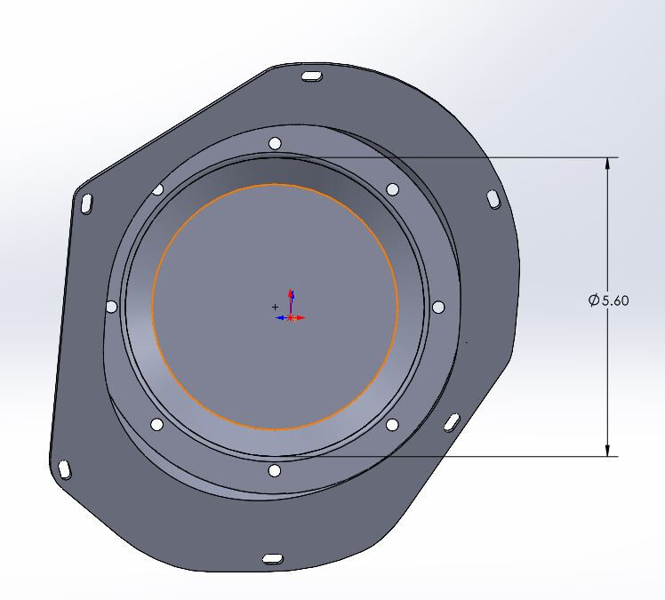1959-1970, GM Full Size, Impala Kick Panel Vent, 6.5" Speaker Buckets