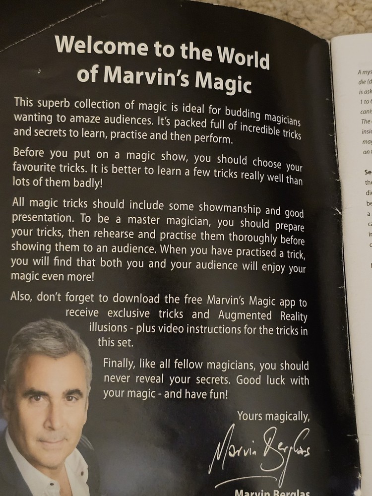 Ultimate Magic : Tricks & Illusions by PB 2020 Marvin's Magic Tips Instructions