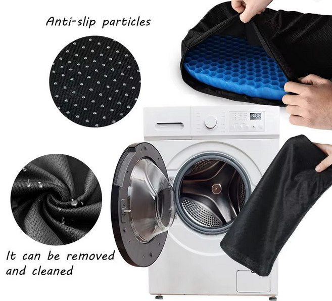 Gel Seat Cushion Summer Breathable Honeycomb Design For Pressure Relief Backpain