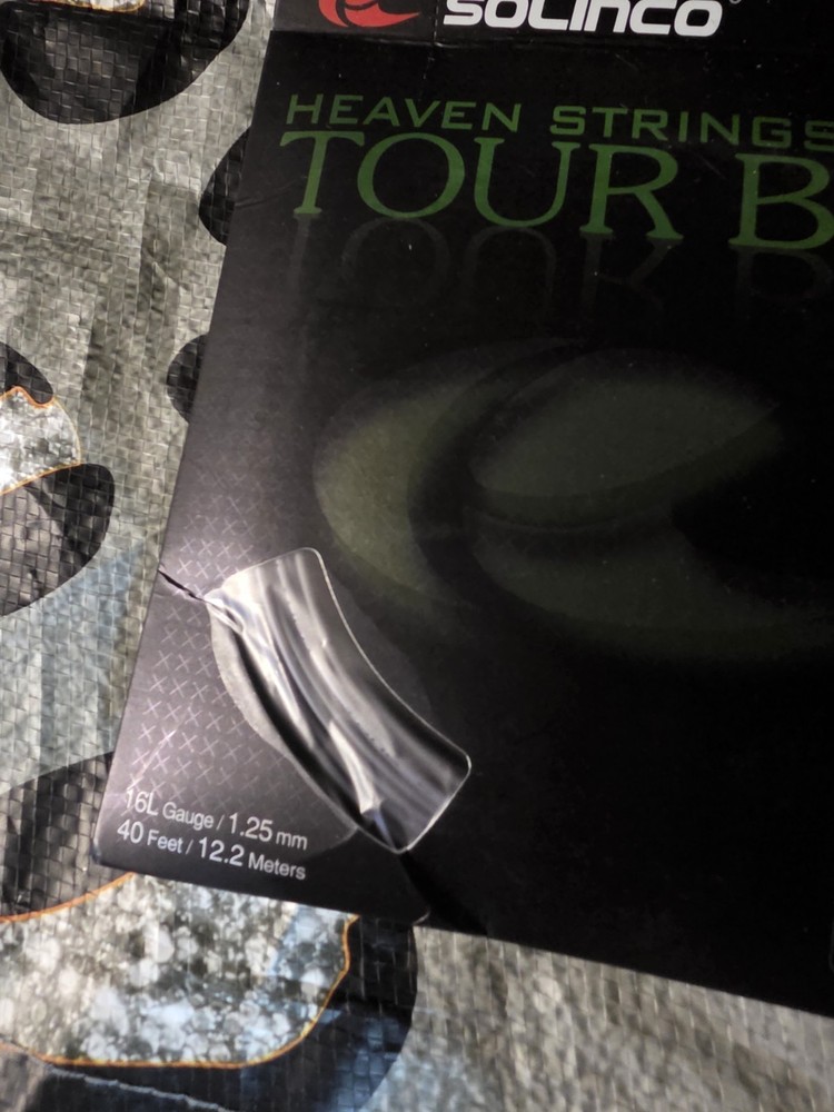 Solinco Tour Bite Soft Tennis String Set-16G-Light Silver