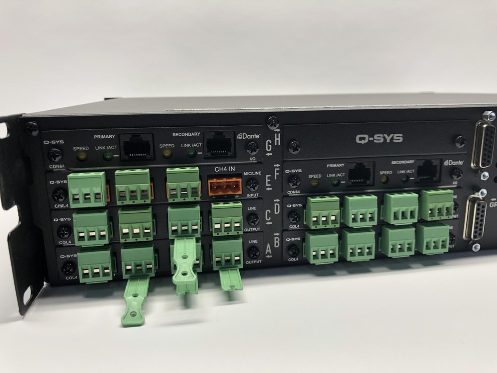 QSC Q-SYS CORE 510i Integrated Core Processor with 2 x Dante / Loaded - VGC