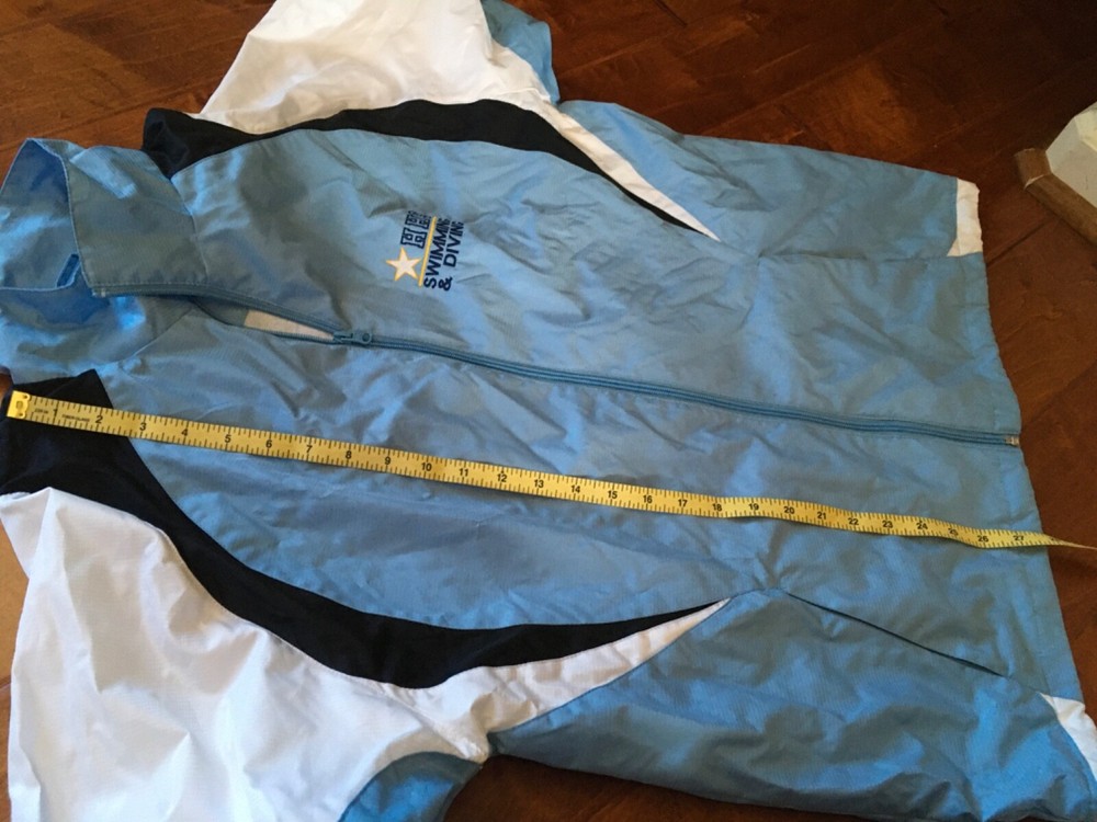 Teamwork Athletic Apparel Full Zip Windbreaker Jacket size M