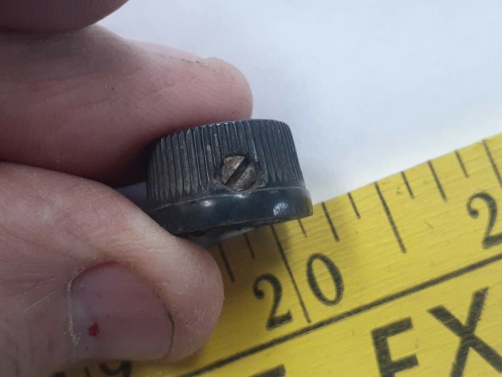 VINTAGE Central Electronics transmitter 20A BLACK KNOB ONLY - Estate Item