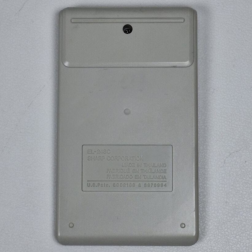 Sharp ELSI MATE EL-243C Solar Calculator