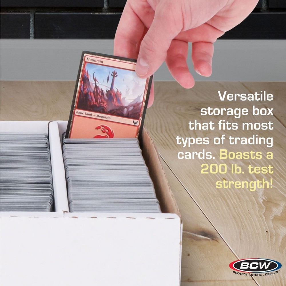 2 BCW 5000 count Super Monster Card Storage Boxes