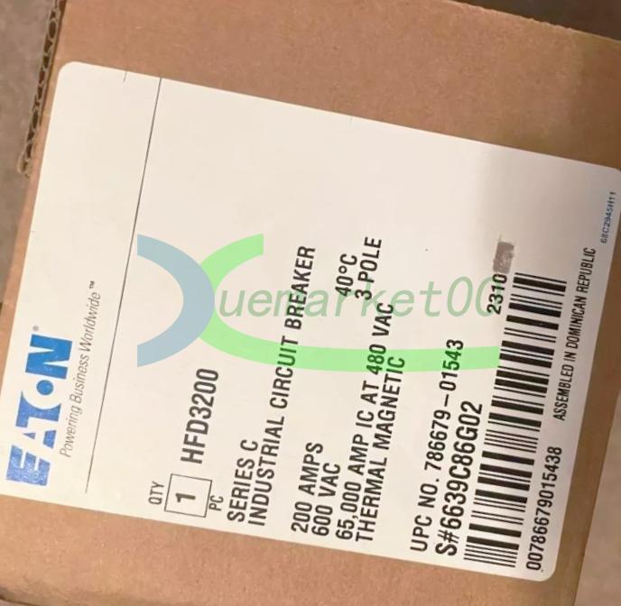 One NEW EATON HFD3200 Circuit Breaker