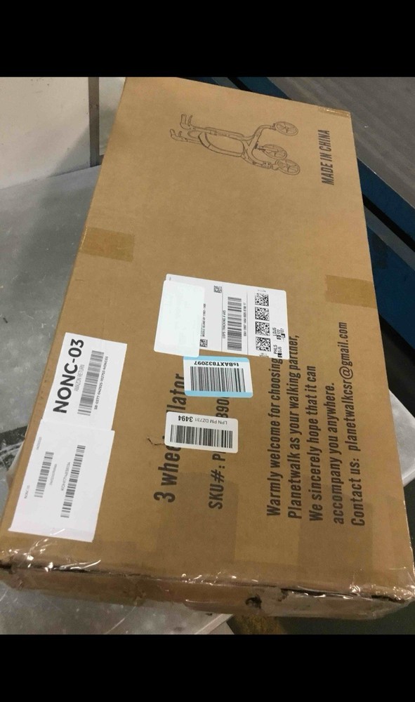Planet Walk Premium 3 Wheel Rollator Walker